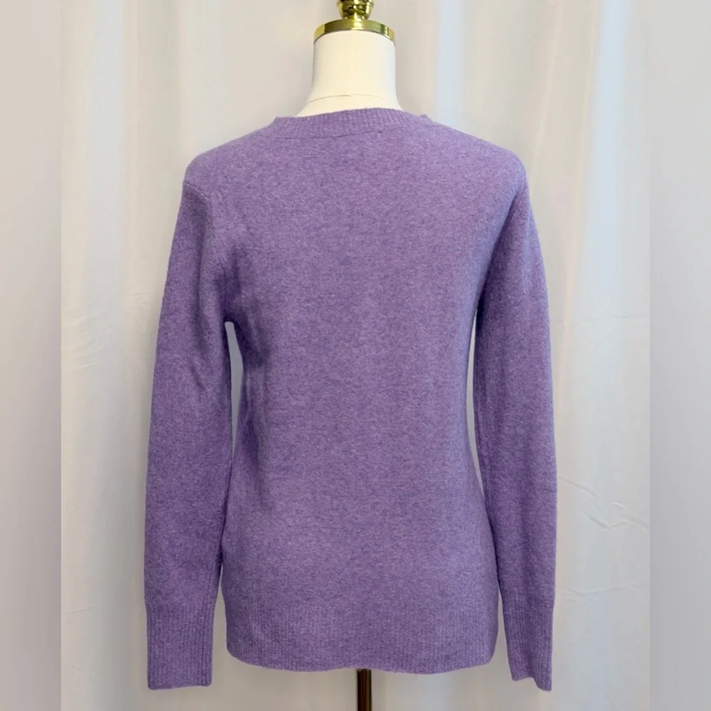 J. Crew NWT Size XS Purple Crewneck Extra Soft Sweater